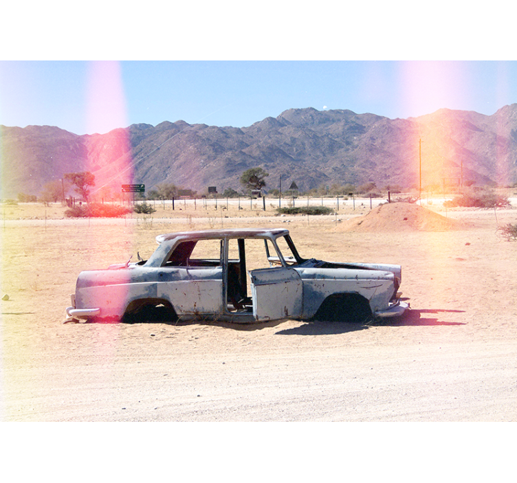 Foto tapete vozila napušteni klasični automobil - TenStickers