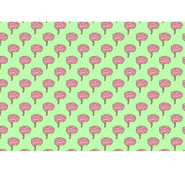 Ostale zidne freske stilizirani cvjetovi mozga - TenStickers