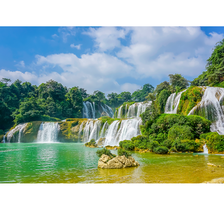 Foto tapete vodopada mirni pogled na vodopade - TenStickers