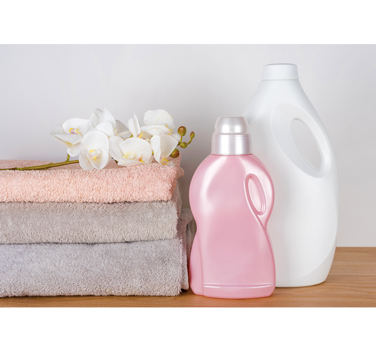 Foto tapete kupaonica aranžman mekih ručnika - TenStickers