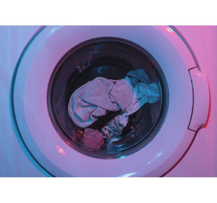 Foto tapete vintage stilu centrifuge u perilici rublja - TenStickers