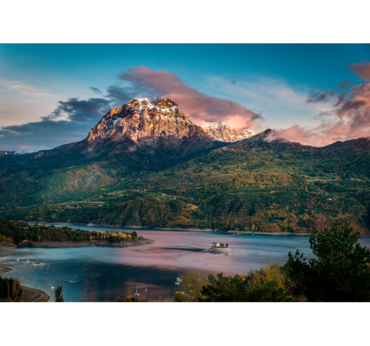 Foto tapeta grand alpački pejzaž - TenStickers