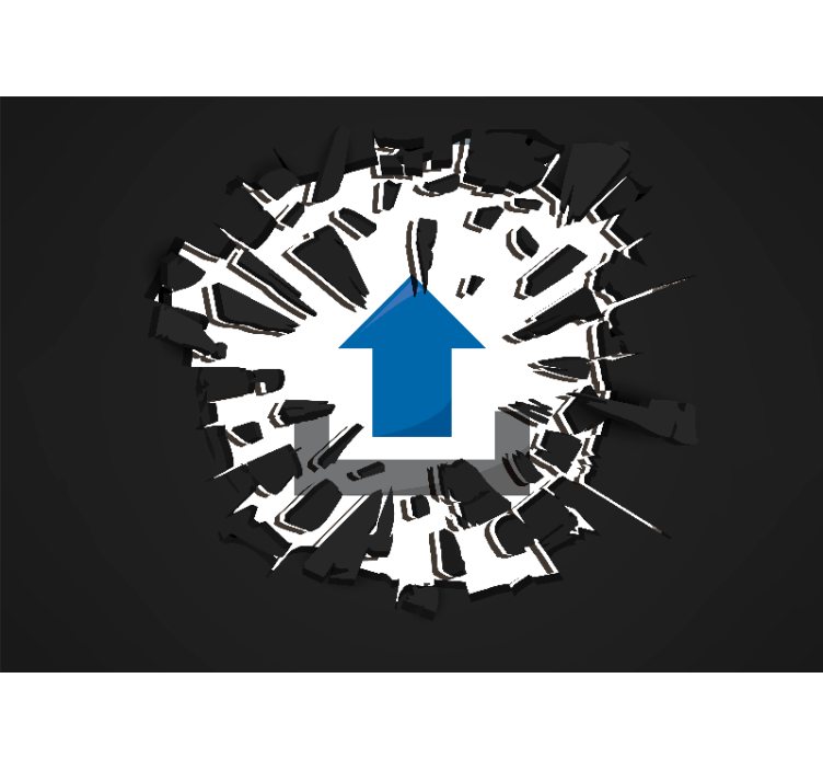 Foto tapete 3d prolaz kroz pogled - TenStickers