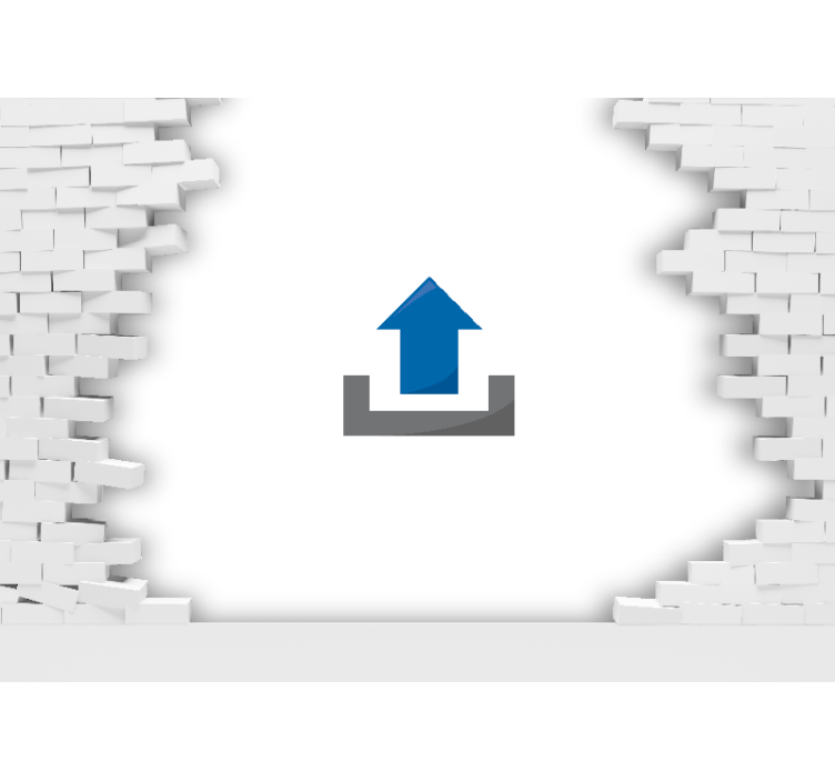 Zidni freske polarni medvjed pod vodom - TenStickers