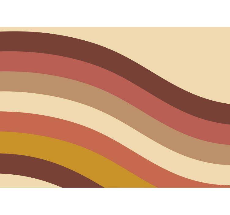 Apstraktni fototapete valoviti zemljani tonovi - TenStickers