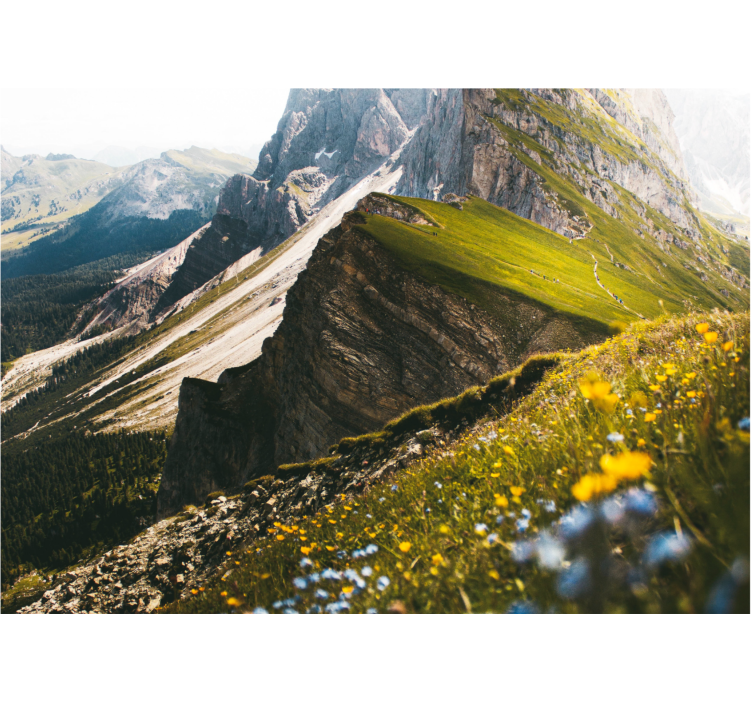 Foto tapeta planinski teren - TenStickers