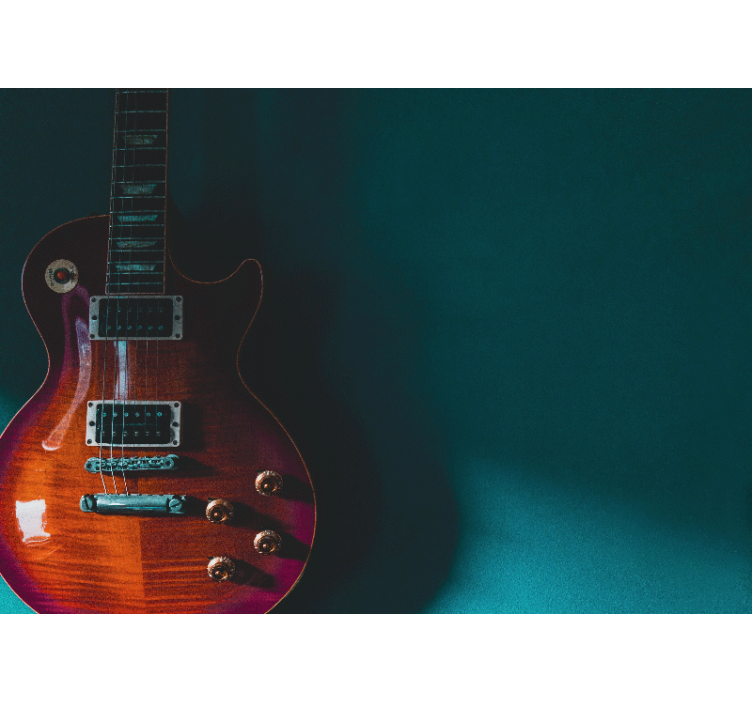 Foto tapete glazbene tematike detalj električne gitare - TenStickers