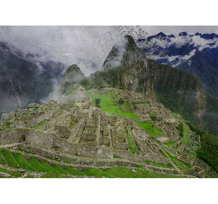 Zidne slike i zidne freske machu picchu ruine - TenStickers