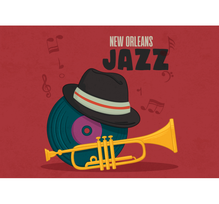 Foto tapete glazbene tematike new orleans jazz - TenStickers
