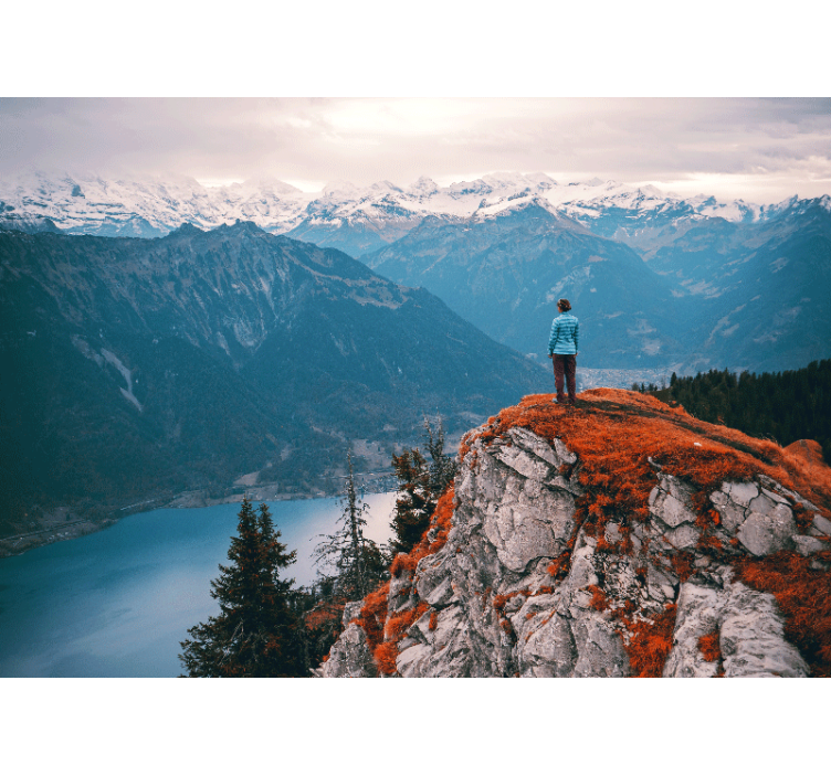 Foto tapeta mirna panorama planina - TenStickers