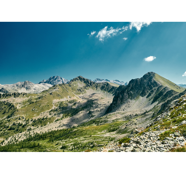 Foto tapeta pogled na grand mountain range - TenStickers