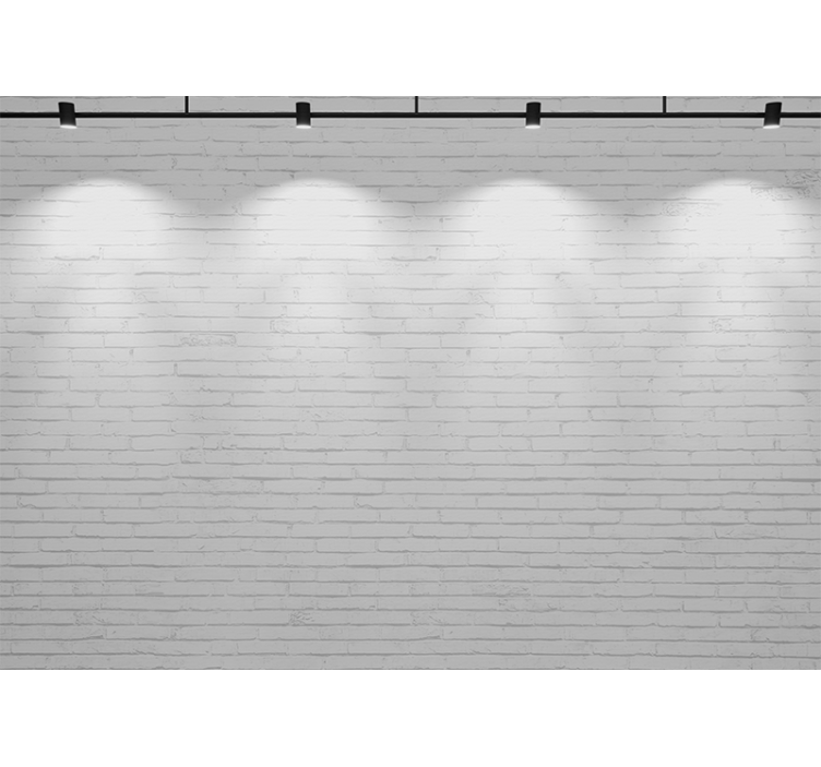 Foto tapete teksturom i uzorkom bijela opeka - TenStickers