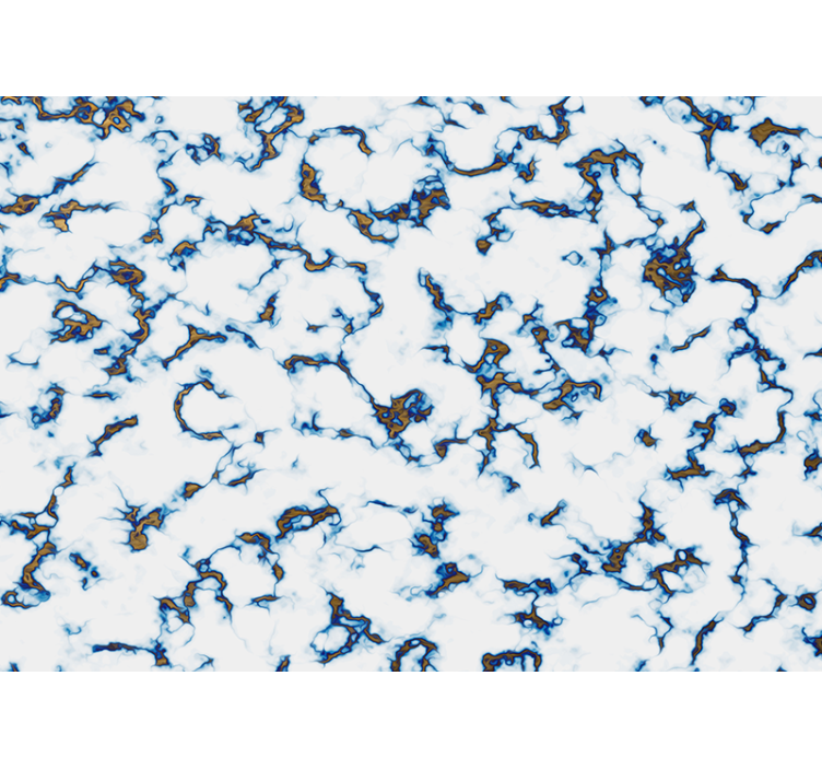 Zlatni mineral tamnoplavi zidni brakovi - TenStickers