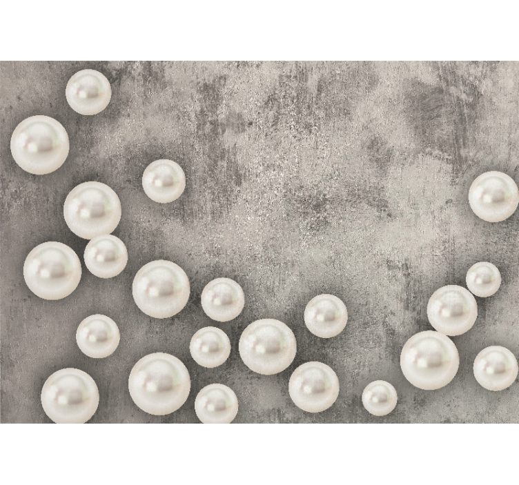 Foto tapete teksturama i uzorcima delikatni biserni aranžman - TenStickers