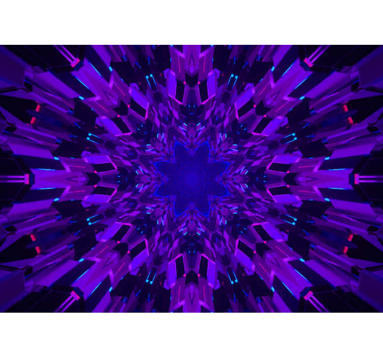 Apstraktni fototapete geometrijski uzorak zvijezda - TenStickers