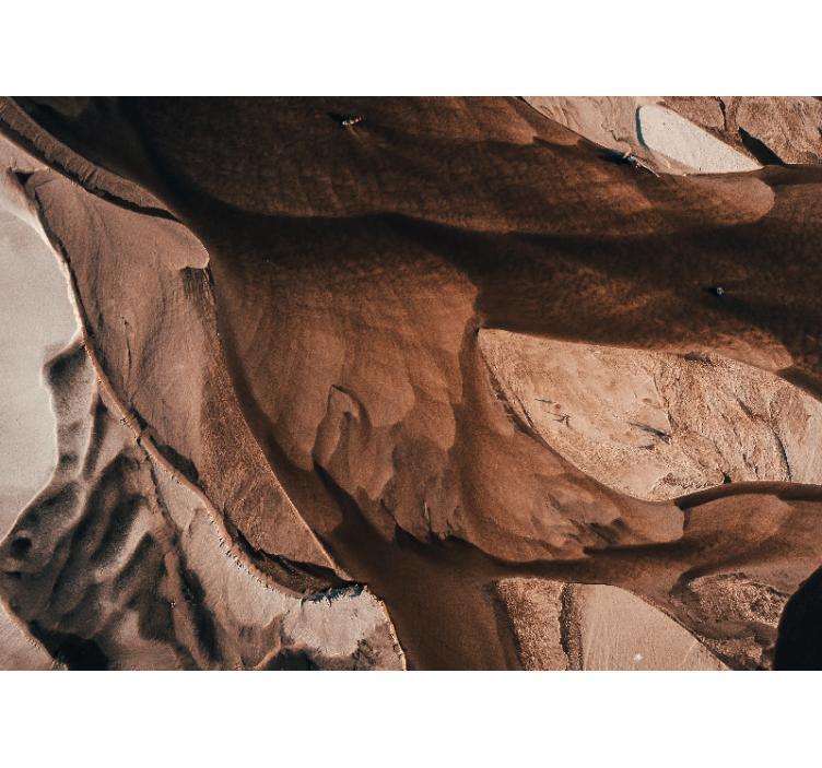 Apstraktni fototapete s teksturiranim pješčanim uzorcima - TenStickers