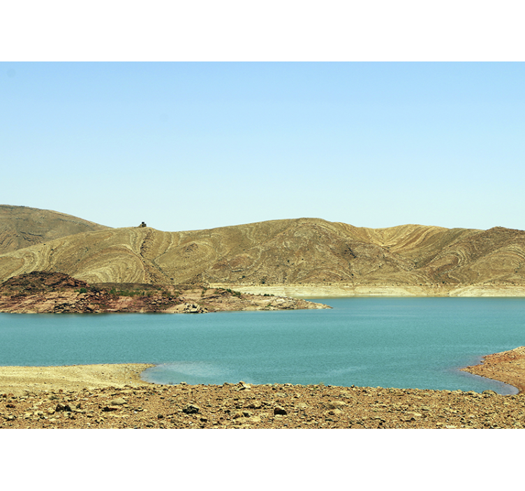 Foto tapete planinski mirno planinsko jezero - TenStickers