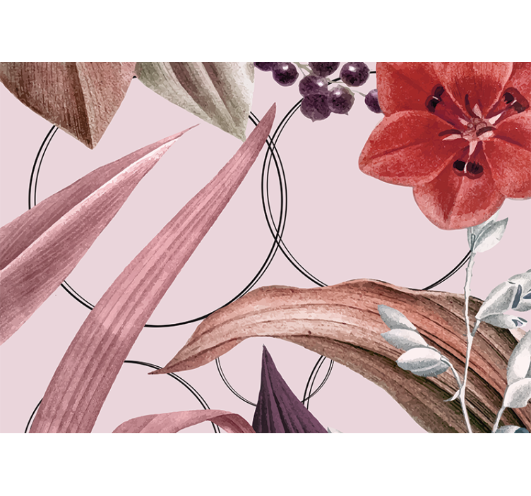 Foto tapete cvijet uzorak cvjetnih motiva - TenStickers