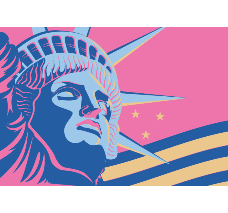 Zidne slike i zidne freske monument slobode - TenStickers