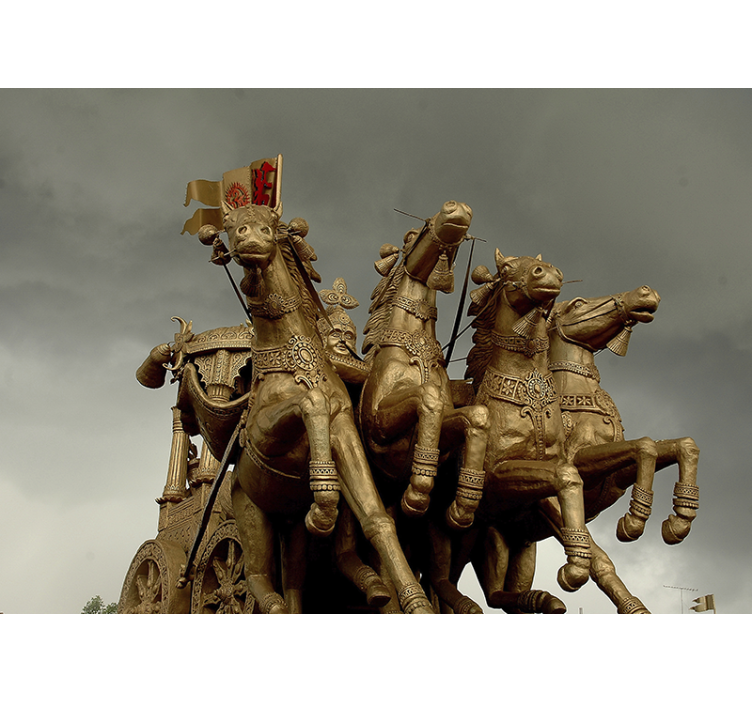 Foto tapete vozila povijesni konji kočija - TenStickers