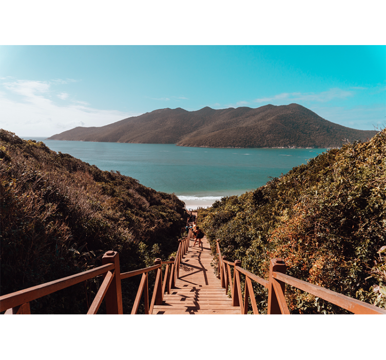 Foto tapeta mirni put oceana - TenStickers