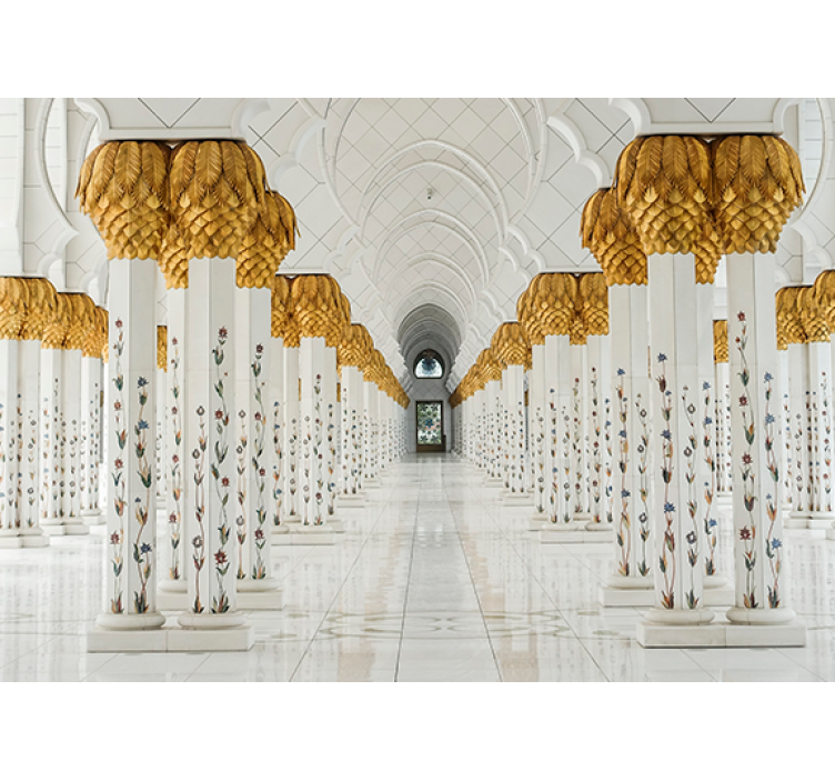 Foto tapete afričkog stila majestetna kolumna foyer - TenStickers