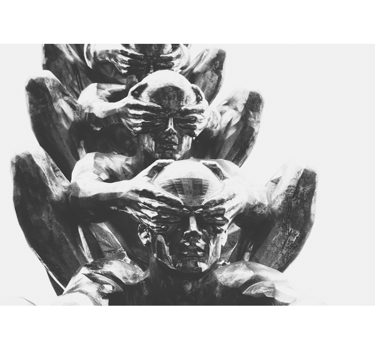 Foto tapete umjetnički apstraktne ljudske figure - TenStickers