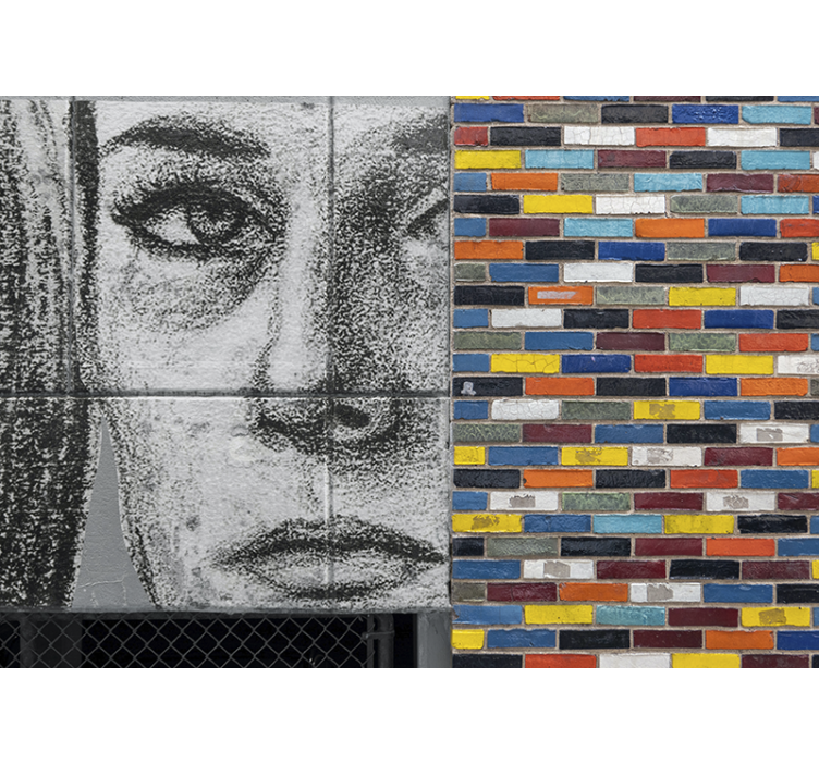 Zidni murali urbane umjetnosti jedinstveni urbani portret - TenStickers