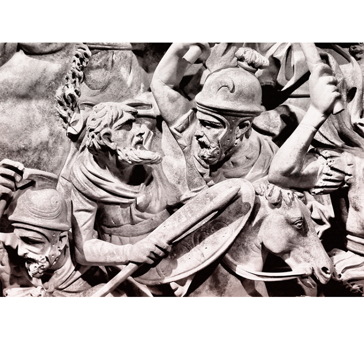 Foto tapete klasična umjetnost scena drevne bitke - TenStickers