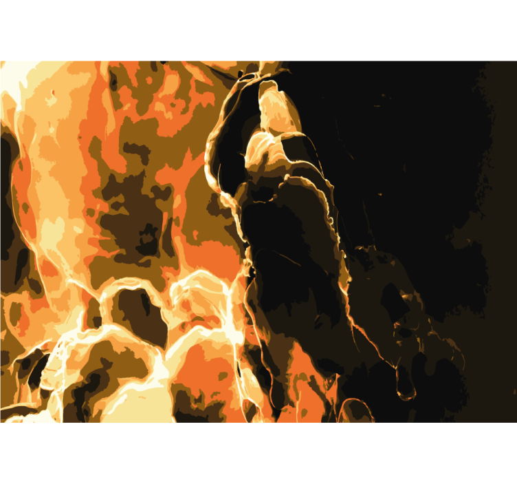 Apstraktni fototapeti vatreni apstraktni uzorak - TenStickers