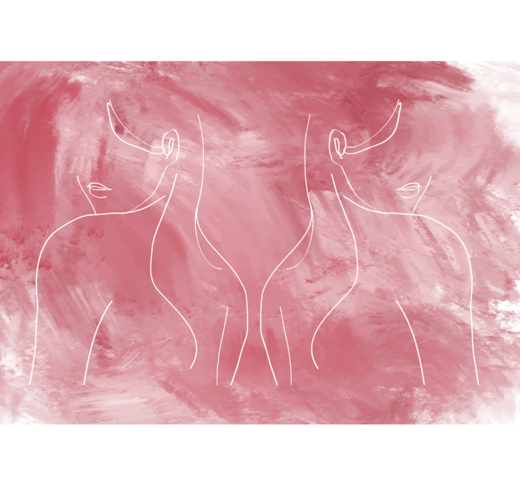 Foto tapete Umjetnički minimalistički ženski oblici - TenStickers