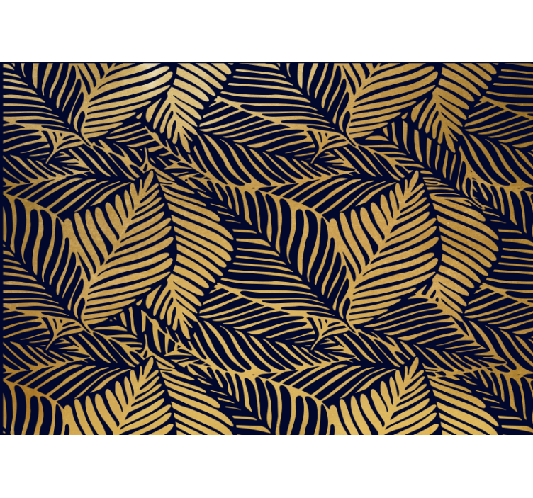 Zlatna banana stablo moderni zidni mural - TenStickers