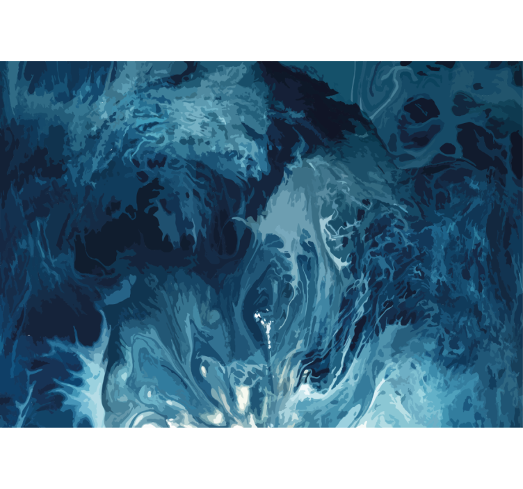 Apstraktni fototapeti oceanic swirl - TenStickers