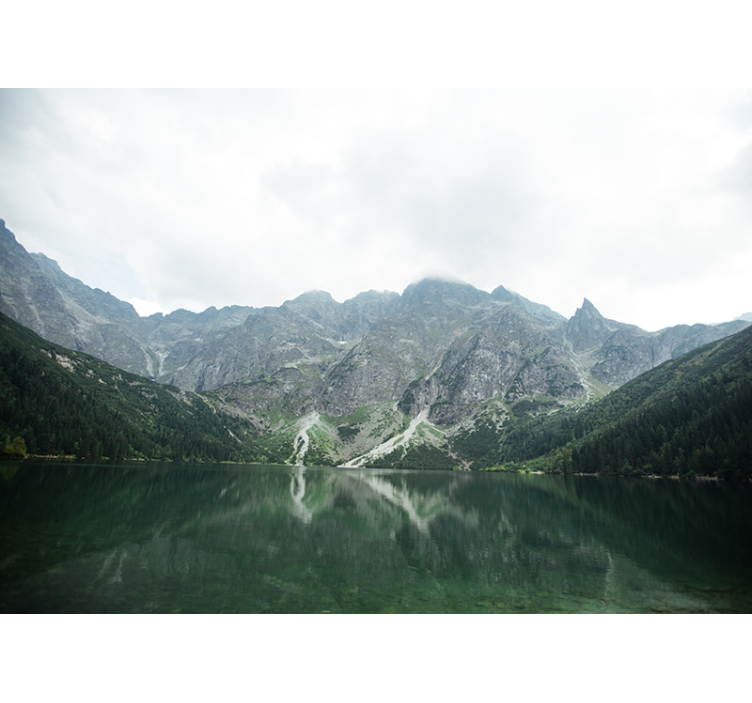 Foto tapeta veličanstvena refleksija planina - TenStickers