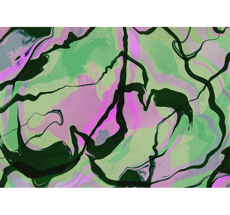 Apstraktni fototapete s organskom oblikovnom kompozicijom - TenStickers