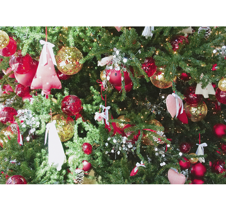 Foto tapete božić s blagdanskim ukrasima - TenStickers