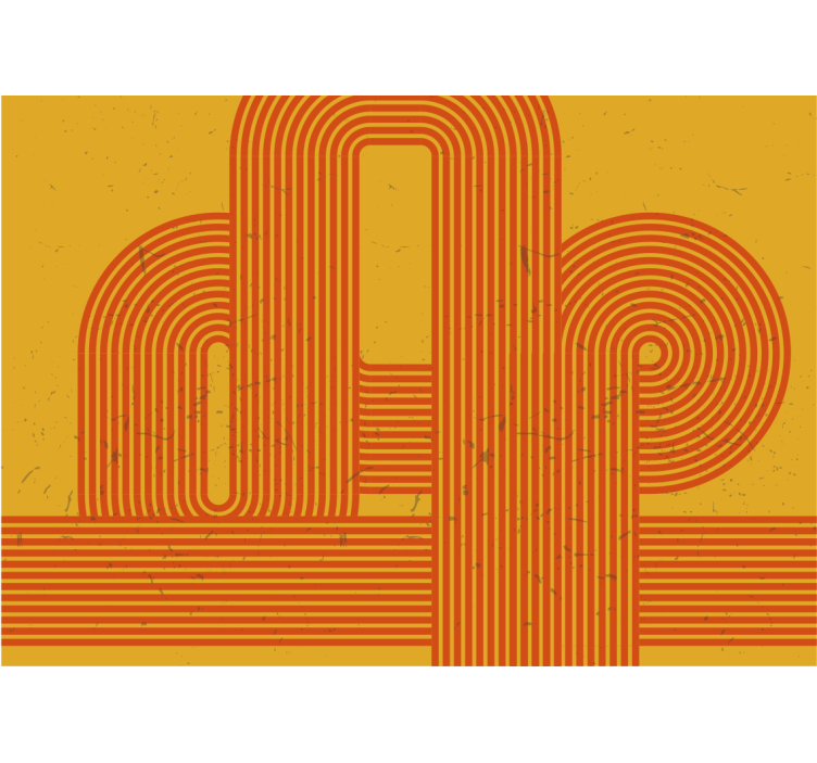 Apstraktni fototapete uzorke zakrivljenih linija - TenStickers