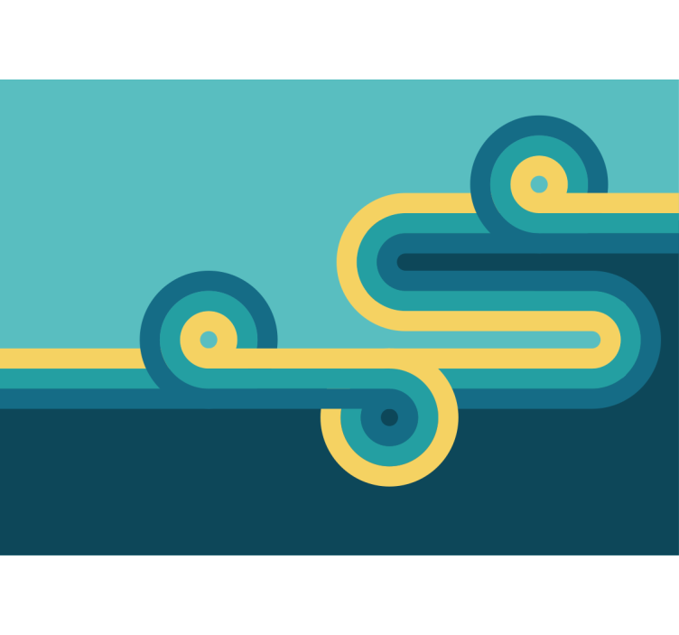 Apstraktni fototapete s arhitektonskim linijama - TenStickers