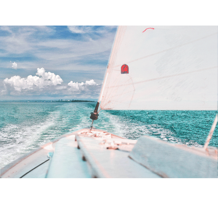 Foto tapeta plovidba kroz valove - TenStickers