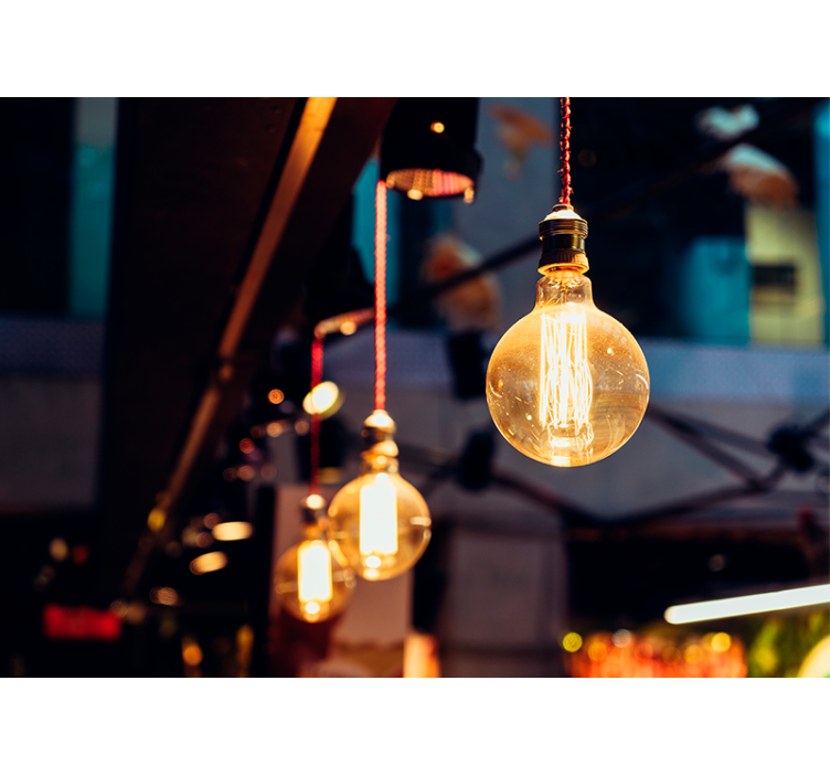 Foto tapete teksturama i uzorcima vintage svjetiljka - TenStickers