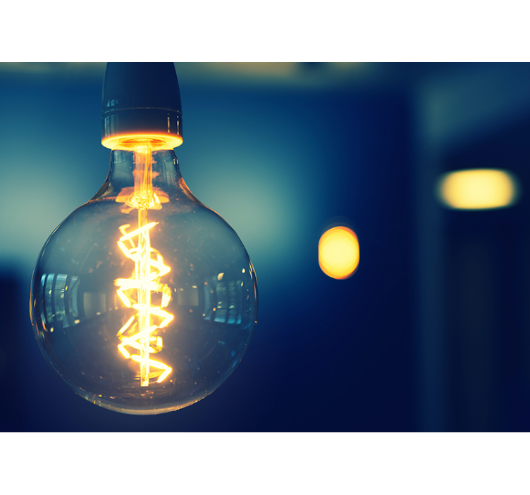 Foto tapete citat elegantna svjetiljka - TenStickers