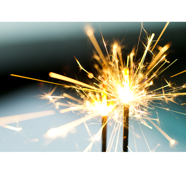Foto tapeta radiant sparkler burst - TenStickers