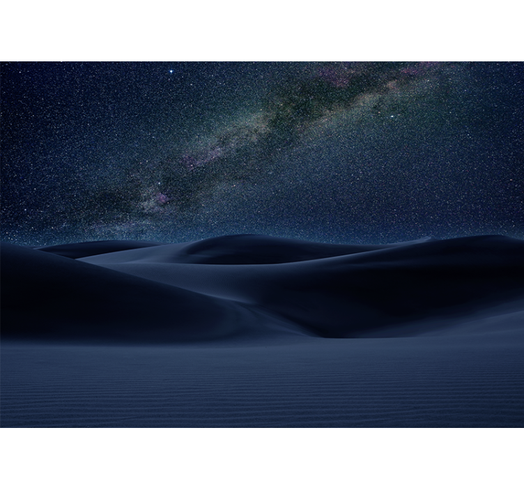 Foto tapete prostor zvjezdasti noćni pejzaž - TenStickers