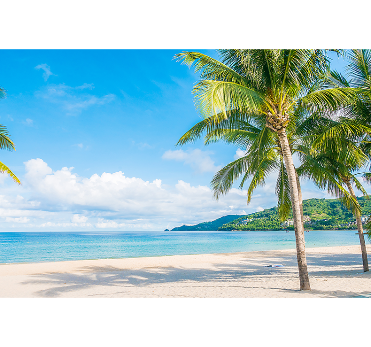 Tapete priroda tropska obala utočište - TenStickers