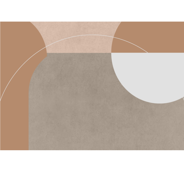 Nepravilni geometrijski stil apstraktni zidni murali - TenStickers