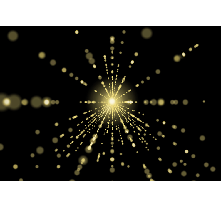 Apstraktni fototapete sjajni svjetlosni izboj - TenStickers