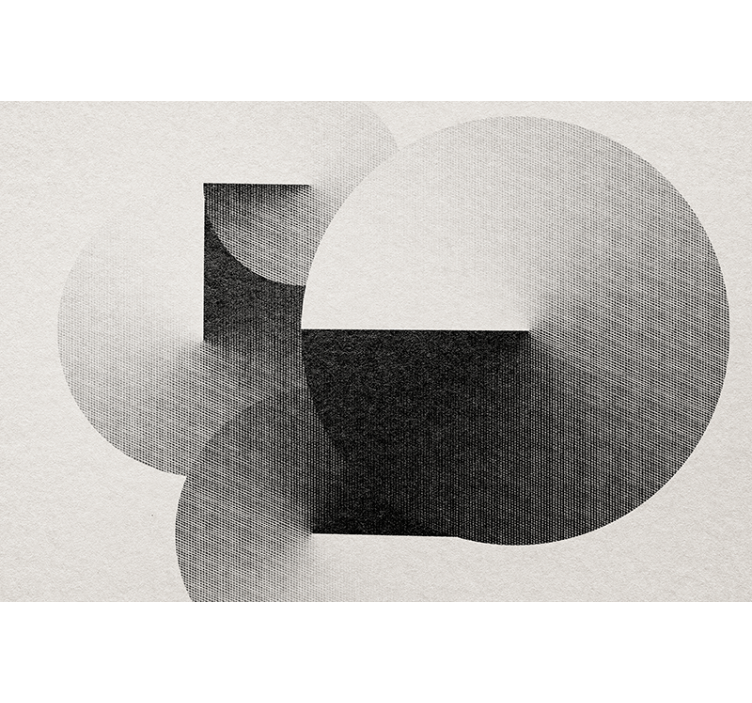 Apstraktni fototapete geometrijska kompozicija krugova - TenStickers