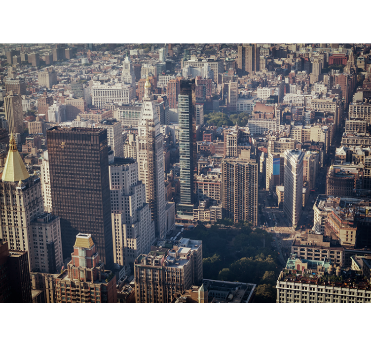 Zidne slike i zidne freske urbana panorama - TenStickers