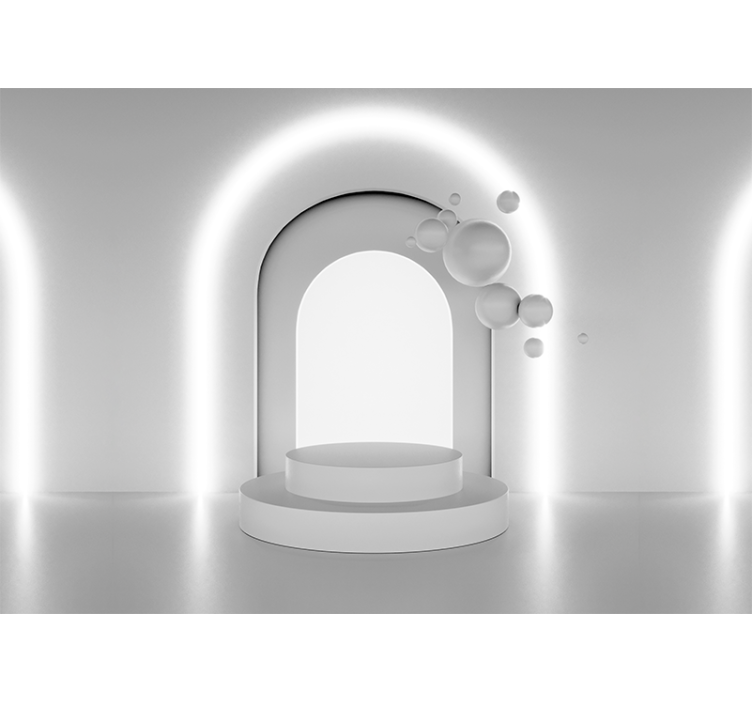 Apstraktni fototapete geometrijski luk dizajn - TenStickers