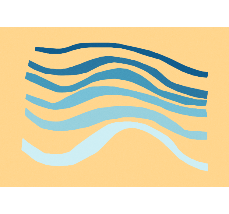 Apstraktni fototapete s teksturom valovitih linija - TenStickers